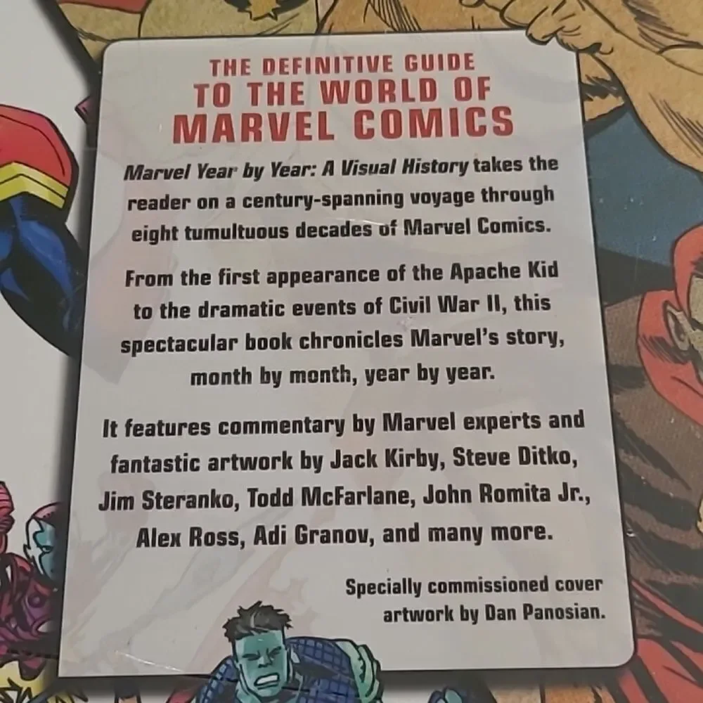 Marvel Year  by Year Book
